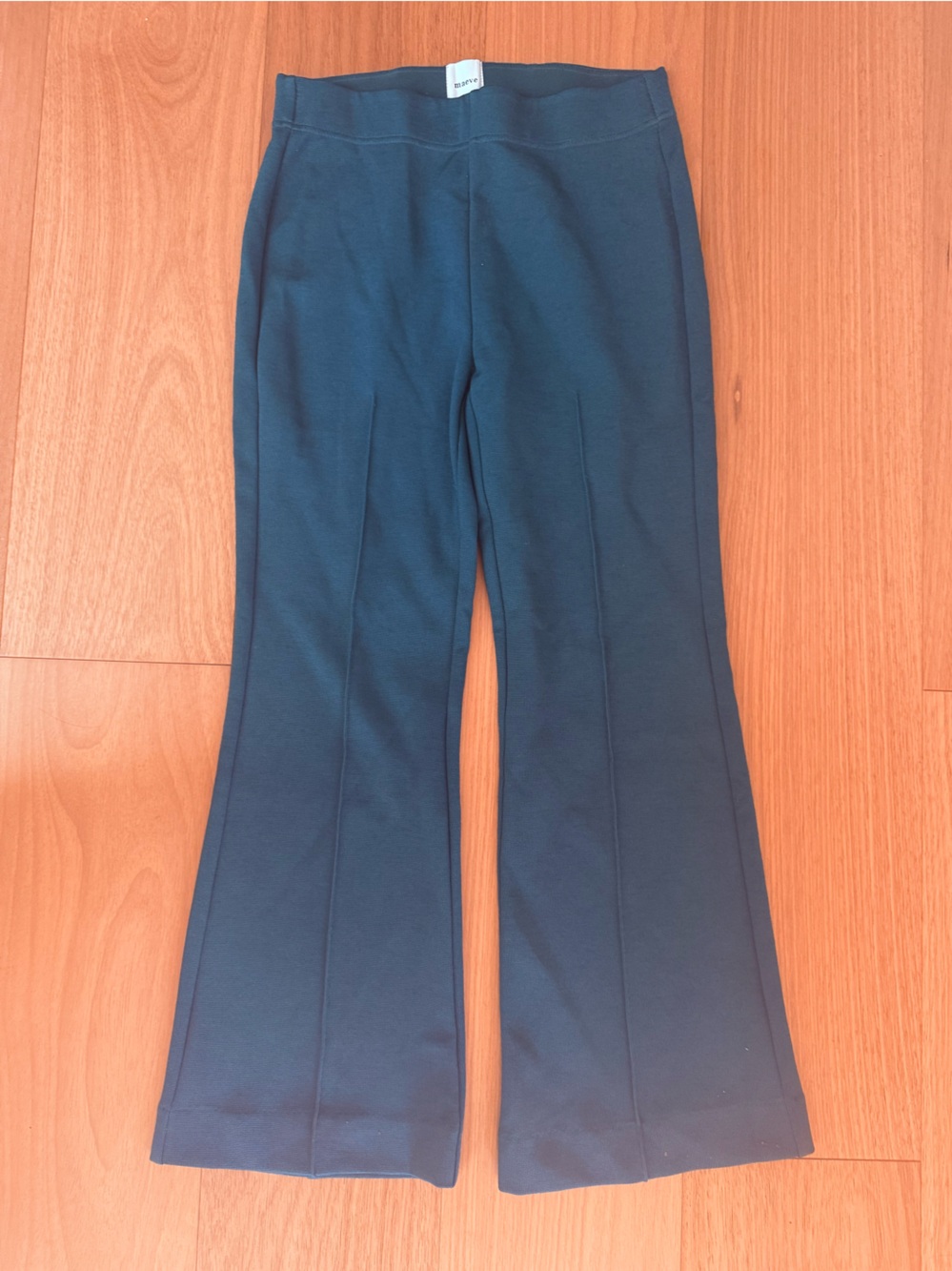 Maeve green Flared Ankle Pants